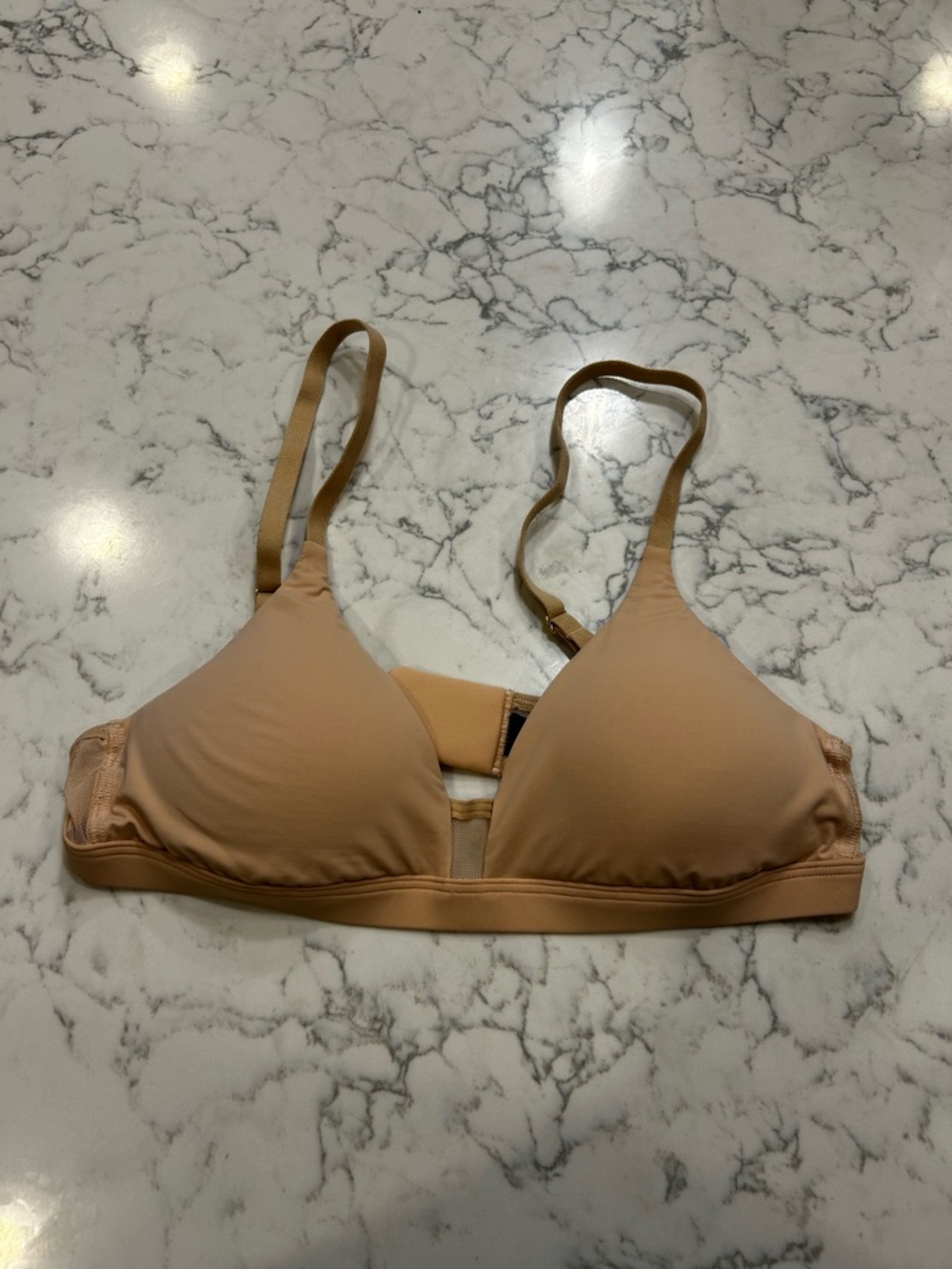 Pepper Beige Wirefree Bra Size Small